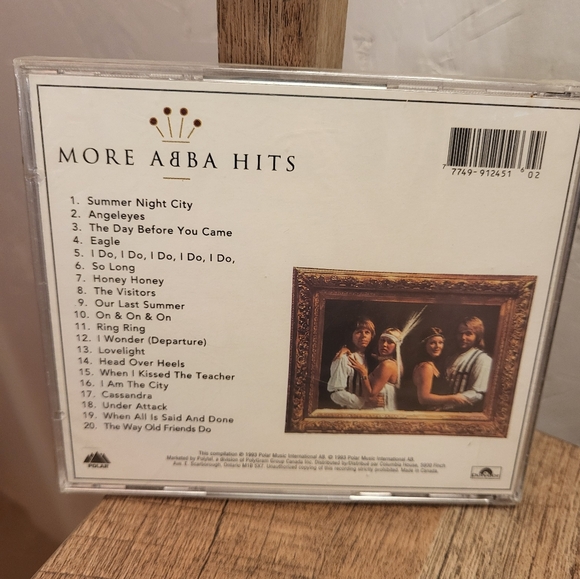 ABBA More ABBA Gold (More ABBA Hits) CD 20 Tracks 1993 Poly Records - Picture 2 of 5